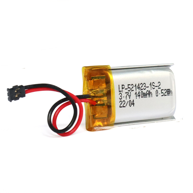 Batterie en polymère au lithium 3,7 V 140mAh pour l'appareil Bluetooth 